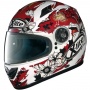 Casque Integral X-lite x-602 Eden Ncom Blanc Rouge n�33